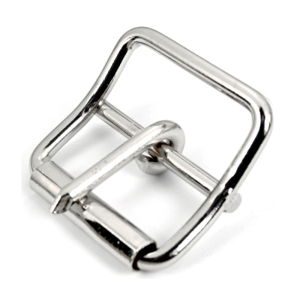 Doppel-Rollschnalle, vernickelt, für 25 mm Doppel-Rollschnalle, vernickelt, für 25 mm