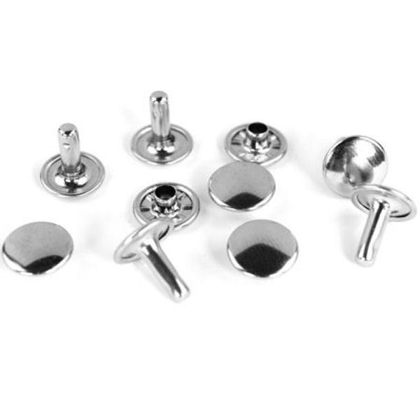 Doppel-Hohlniete - Ø 7 mm - vernickelt Doppel-Hohlniete - Ø 7 mm - vernickelt