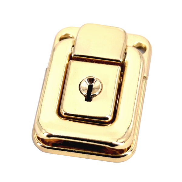 Kofferschloss 32 x 42 mm, gold pol. Kofferschloss 32 x 42 mm, gold pol.