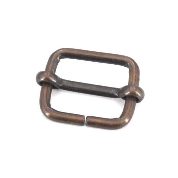 Schiebeschnalle mit Steg 25 mm | altmessing Schiebeschnalle mit Steg 25 mm | altmessing