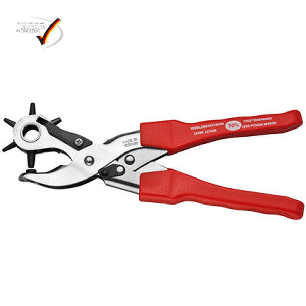 Lever-action Revolving Punch Pliers