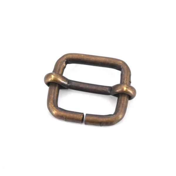 Schiebeschnalle mit Steg 20 mm | altmessing Schiebeschnalle mit Steg 20 mm | altmessing