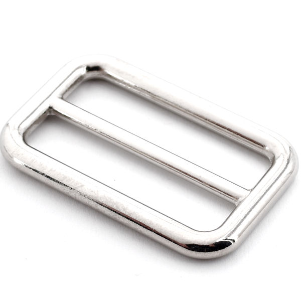 DESIGN-Schiebeschnalle für 40 mm | nickel pol. DESIGN-Schiebeschnalle für 40 mm | nickel pol.