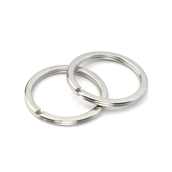 DESIGN-Schlüsselring 20mm | nickel pol. DESIGN-Schlüsselring 20mm | nickel pol.