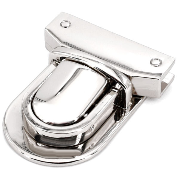 D-4667-ni-8-TV-600-grosses-Schloss-Steckschloss-Schliesse-Schnalle-DESIGN-LUXUS-silber-nickel-chrom-Mappen-Taschen-Lederwaren-OEM-Hersteller-shop Tucktite fastener in Chrome finish