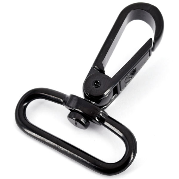 BL-8378-40-8-TV-600-DESIGN-Karabinerhaken-schwarz DESIGN-Karabinerhaken, schwarz, für 40 mm