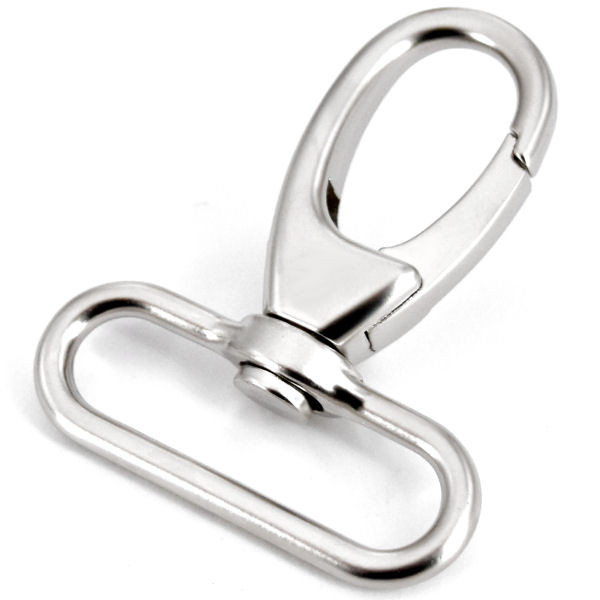 DESIGN-Karabinerhaken für 40 mm | nickel matt DESIGN-Karabinerhaken für 40 mm | nickel matt
