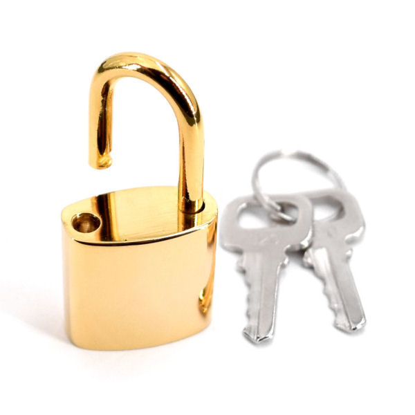 PREMIUM-Vorhangschloss, vergoldet 24 kt PREMIUM-Vorhangschloss, vergoldet 24 kt