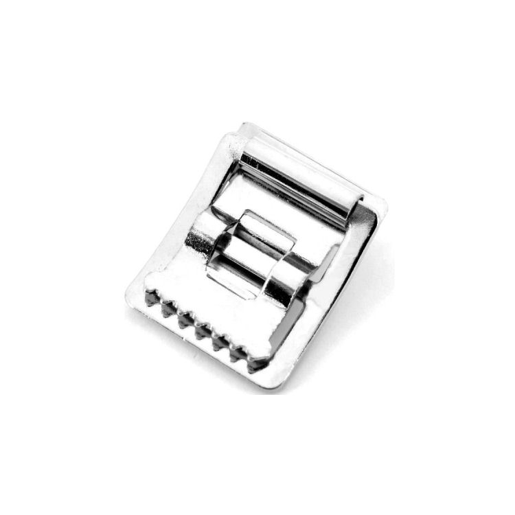 Klemmschnalle nach DIN 5291, vernickelt, für 16 mm Klemmschnalle nach DIN 5291, vernickelt, für 16 mm