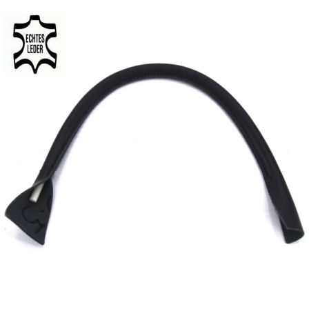 THL-4350-sz-448-Lederhenkel-Taschengriff-echt-leder-schwarz-bunt-Tasche-Henkel-Griff-n-hen-Hersteller-shop-kaufen Taschenhenkel 50 cm, ECHT LEDER schwarz