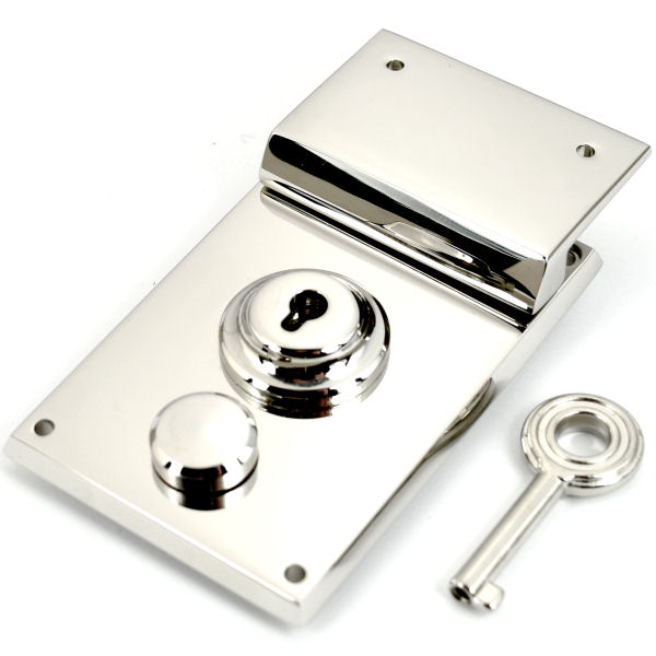 EV-MRSL1-ni-8-TV-600-Schloss-Verschluss-Lederwaren-Koffer-Mappen-Messing-vernickelt-hochglanzpoliert-Premium-Luxus PREMIUM-Mappenschloss | nickel hochglanzpoliert