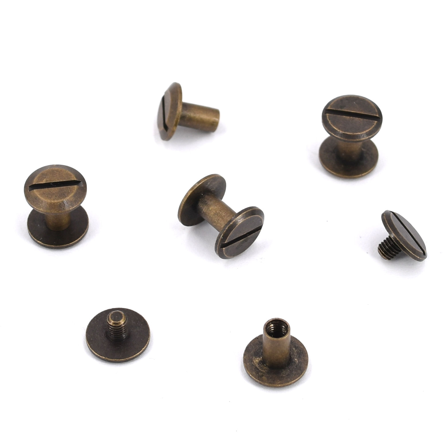 Belt Screw 10 x 8 mm | antique brass Belt Screw 10 x 8 mm | antique brass