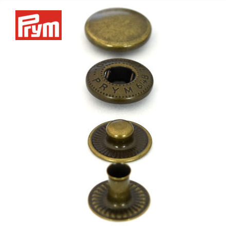 Original PRYM Druckknopf | 15 mm | altmessing Original PRYM Druckknopf | 15 mm | altmessing
