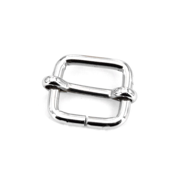 Schiebeschnalle mit Steg 20 mm | vernickelt Schiebeschnalle mit Steg 20 mm | vernickelt