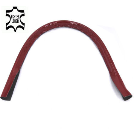 Taschenhenkel 50 cm, ECHT LEDER Lack-bordeaux Taschenhenkel 50 cm, ECHT LEDER Lack-bordeaux