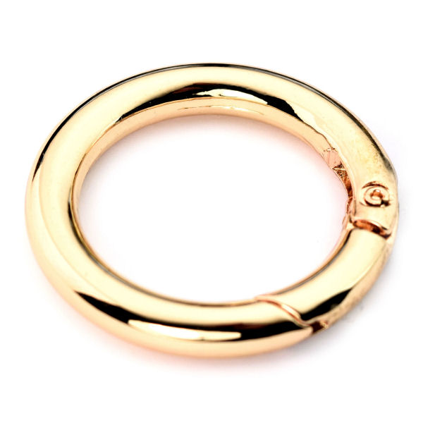 Karabiner-Ring 30 mm | gold pol. Karabiner-Ring 30 mm | gold pol.