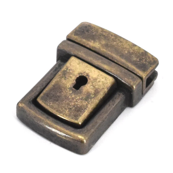 large Tucktite fastener in Antique Brass finish