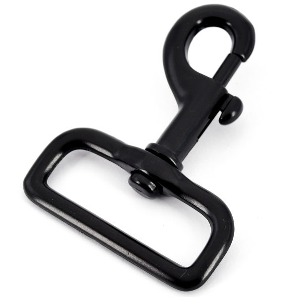 Taschen-Karabinerhaken für 40 mm | schwarz Taschen-Karabinerhaken für 40 mm | schwarz