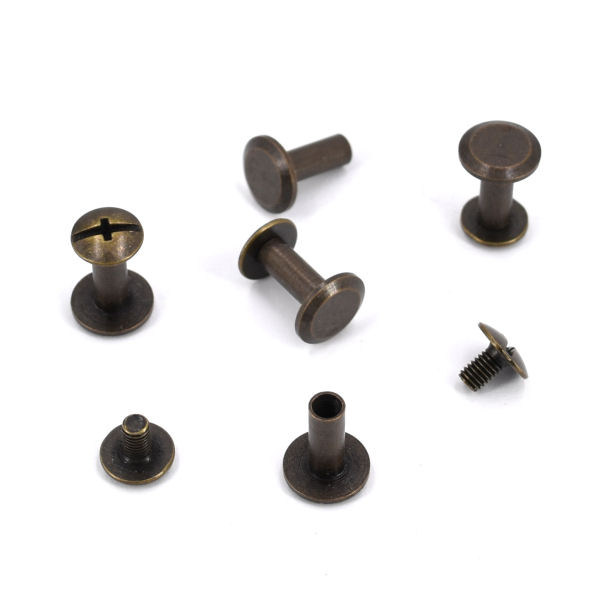 Belt Screw 10 x 10 mm | antique brass Belt Screw 10 x 10 mm | antique brass