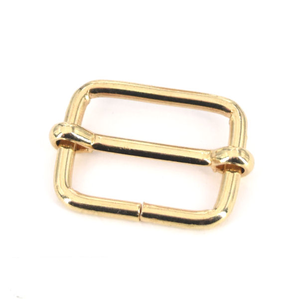Schiebeschnalle mit Steg 30 mm | gold pol. Schiebeschnalle mit Steg 30 mm | gold pol.