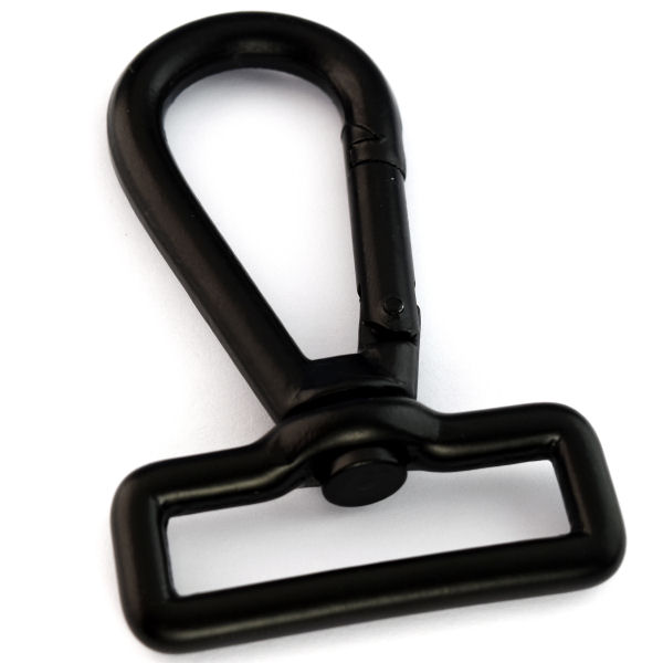 BL-9327-40-8-600-Karabinerhaken-40-mm-Stahl-schwarz Stahl-Karabinerhaken, extra stark, für 40 mm