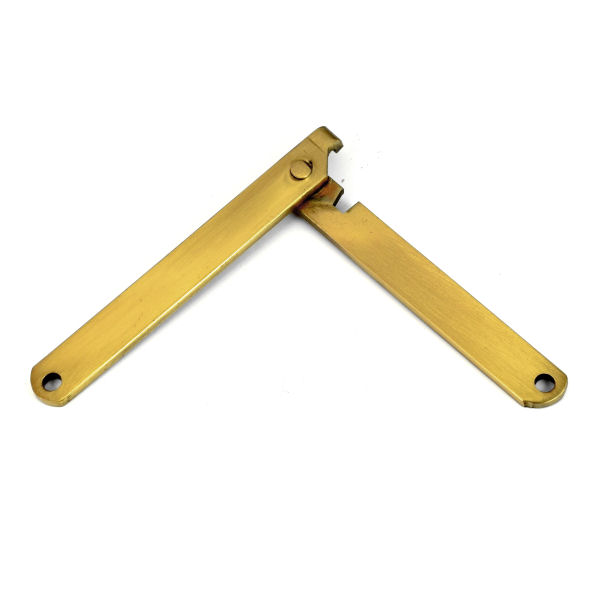 PREMIUM-Deckelhalter 55mm,  MESSING satiniert PREMIUM-Deckelhalter 55mm,  MESSING satiniert