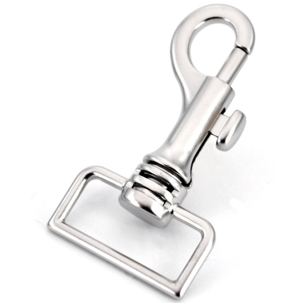 Taschen-Karabinerhaken für 30 mm | nickel matt Taschen-Karabinerhaken für 30 mm | nickel matt