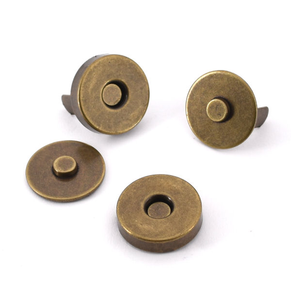 103-18-am-8-TV-600-Magnetschl-sser-altmessing-18-mm-Taschen-Mappen-Lederwaren Magnetschloss, altmessing 18 mm