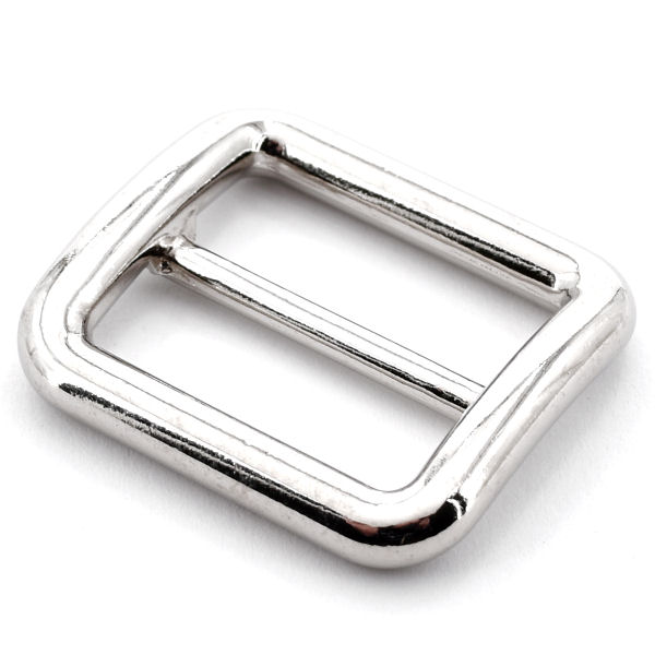 DESIGN-Schiebeschnalle für 30 mm | nickel pol. DESIGN-Schiebeschnalle für 30 mm | nickel pol.