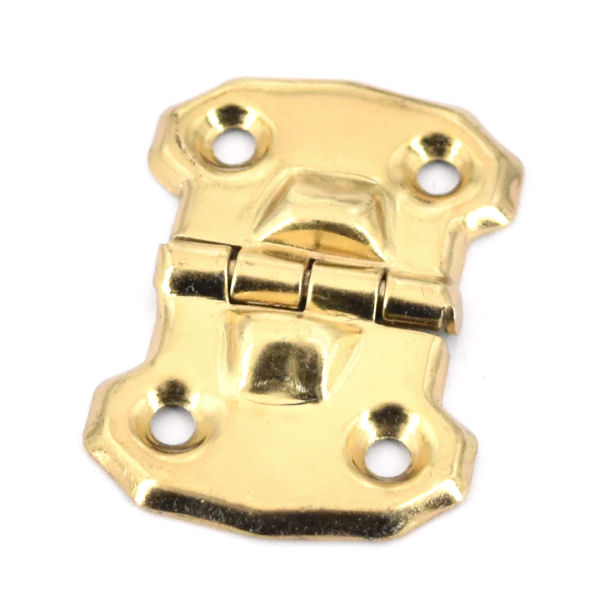 KLASSIK-Kofferscharnier 90°, vermessingt, 32 mm KLASSIK-Kofferscharnier 90°, vermessingt, 32 mm