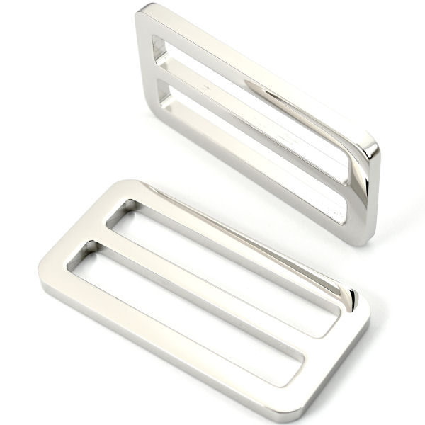 EV-9695-50-mm-8-TV-600-Schiebeschnalle-50-mm-Lederwaren-Koffer-Messing-vernickelt-hochglanzpoliert-Premium-Luxus PREMIUM-Schnalle für 50mm | nickel poliert