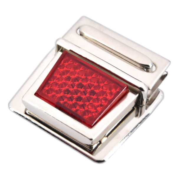 471-K-8-TV-600-Reflektor-rot-Schloss-Steckschloss-Verschluss-Schliesse-Schnalle-Tasche-Ranzen-Tornister-Hersteller-shop-kaufen Tucktite with red reflector
