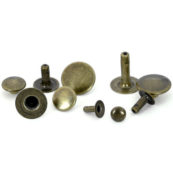 Hohlniet 10x12 mm, altmessing Hohlniet 10x12 mm, altmessing