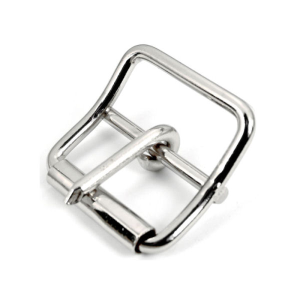 Doppel-Rollschnalle, vernickelt, für 20 mm Doppel-Rollschnalle, vernickelt, für 20 mm