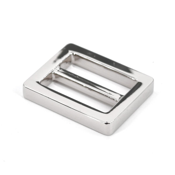R-8695-25-ni-8-TV-600-DESIGN-Schiebeschnalle-Gurtschnalle-Stegschnalle-Schieber-Versteller-25-mm-nickel-silber-chrom-Gurt-Henkel-Taschen-Lederwaren-OEM-Hersteller-shop-kaufen DESIGN-Schiebeschnalle, nickel poliert, für 25 mm