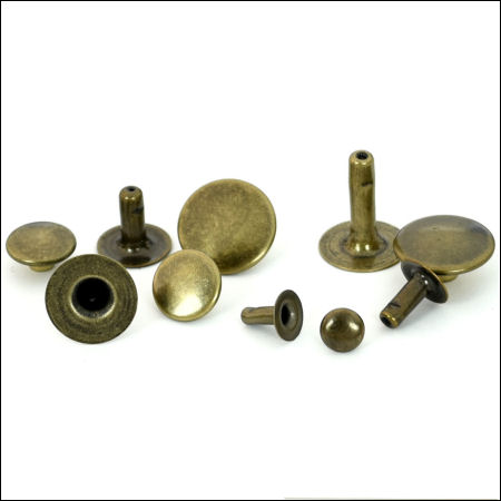 HNE-kpl-am-8-TV-448-2-teiligHohlnieten-Doppel-Hohlnieten-kalott-altmessing-antik-Leder-Lederwaren-Taschen-Hersteller-shop Hohlniete - Ø 5 mm - altmessing