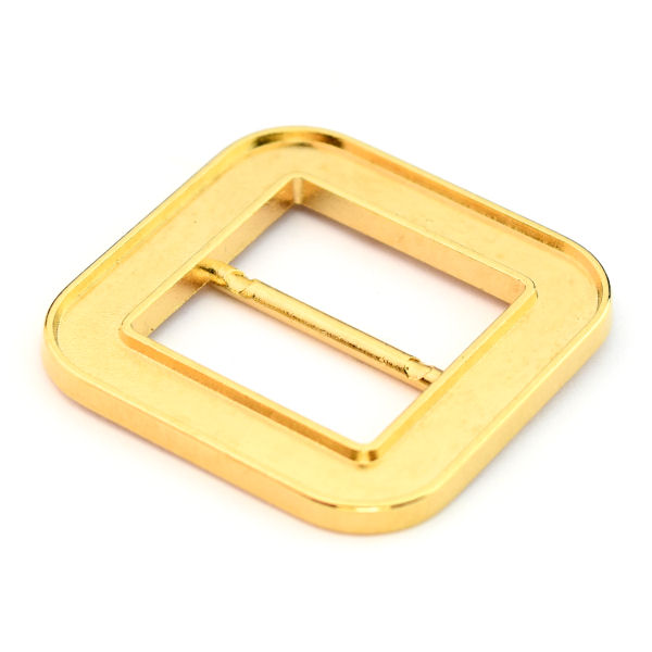 Schmuck-Schiebeschnalle, gold poliert, für 25 mm Schmuck-Schiebeschnalle, gold poliert, für 25 mm