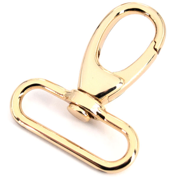 DESIGN-Karabinerhaken für 40 mm| gold poliert DESIGN-Karabinerhaken für 40 mm| gold poliert