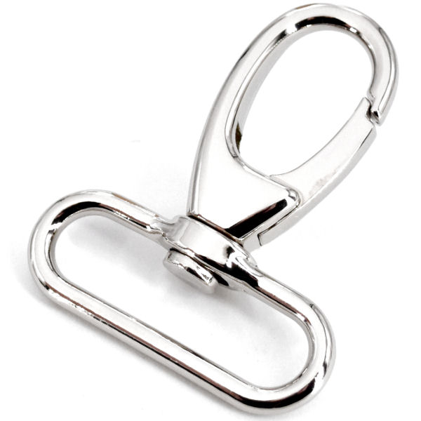 DESIGN-Karabinerhaken für 40 mm | nickel pol. DESIGN-Karabinerhaken für 40 mm | nickel pol.