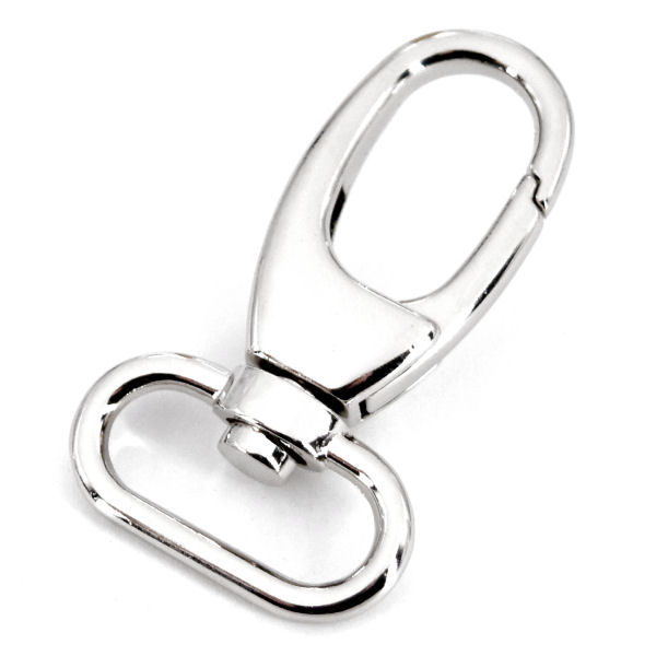 DESIGN-Karabinerhaken für 25 mm | nickel pol. DESIGN-Karabinerhaken für 25 mm | nickel pol.