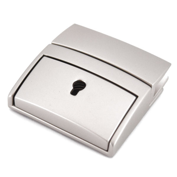 Tucktite fastener in Matt Nickel finish Tucktite fastener in Matt Nickel finish