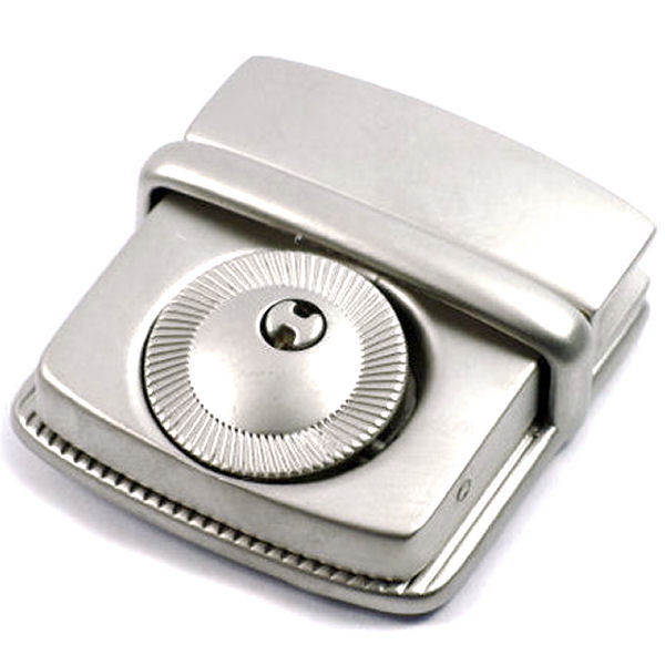 D-1277-nima-8-TV-600-grosses-Schloss-Steckschloss-Schliesse-Schnalle-DESIGN-LUXUS-silber-nickel-matt-Edelstahl-Mappen-Taschen-Lederwaren-Reparatur-Ersatz-OEM-Hersteller-shop Tucktite fastener in Matt Nickel finish