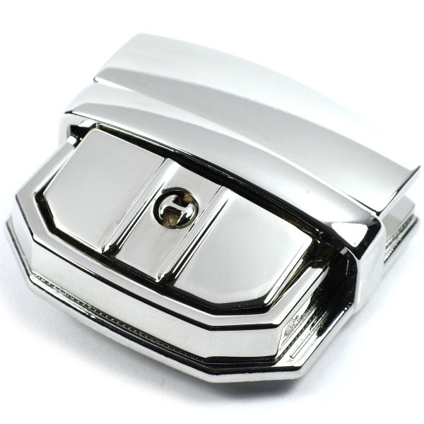 C-5235-ni-8-TV-600-Steckschl-sser-massiv-DESIGN-LUXUS-silber-nickel-Mappen-Taschen-Lederwaren Tucktite fastener for bags in Chrome finish