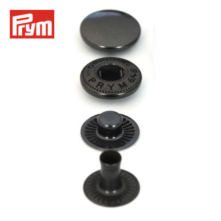 658-23-6-br-8-TV-448-PRYM-Druckknopf-17mm-S-Feder-br-niert-Tasche-Lederwaren-Hersteller-shop-kaufen Original PRYM Druckknopf | 15 mm | brüniert