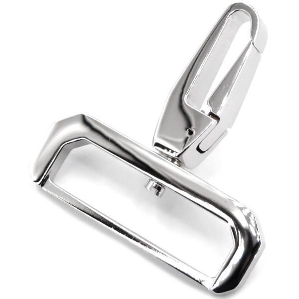 PREMIUM-Karabinerhaken für 40 mm | nickel poliert PREMIUM-Karabinerhaken für 40 mm | nickel poliert