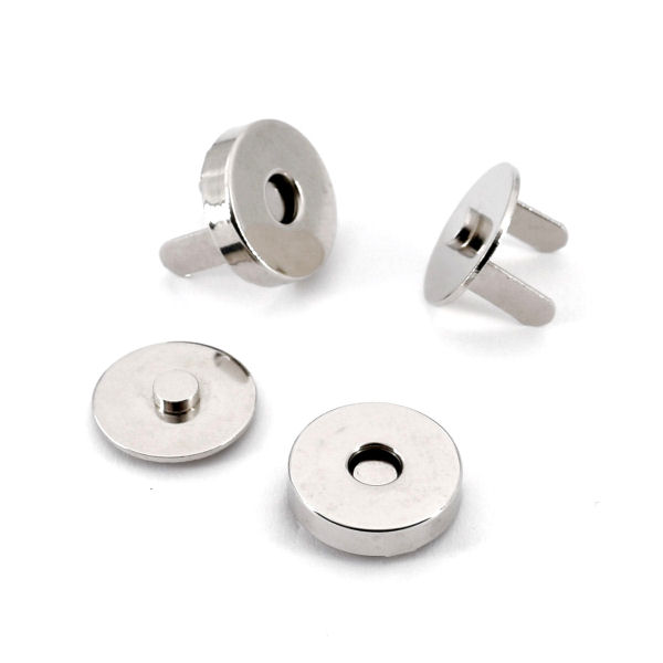 103-14-ni-8-TV-600-Magnetschl-sser-nickel-14-mm-Taschen-Mappen-Lederwaren Mini-Magnetschloss, vernickelt 14 mm