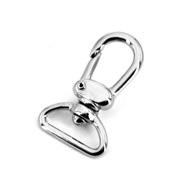 379-20-ni-8-TV-600-Luxus-DESIGN-hochwertiger-Karabinerhaken-Haken-20-mm-silber-nickel-chrom-Tasche-Rucksack-Lederwaren-Hersteller-shop-kaufen DESIGN-Karabinerhaken, nickel poliert, für 20 mm