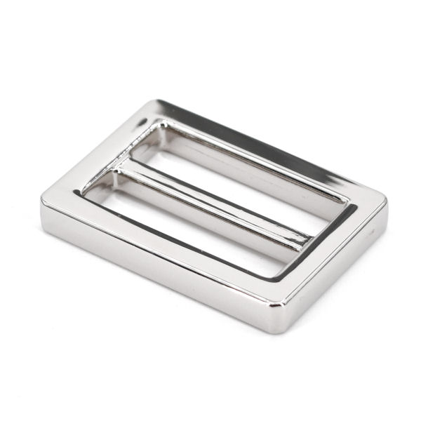 DESIGN-Schiebeschnalle, nickel poliert, für 30 mm DESIGN-Schiebeschnalle, nickel poliert, für 30 mm