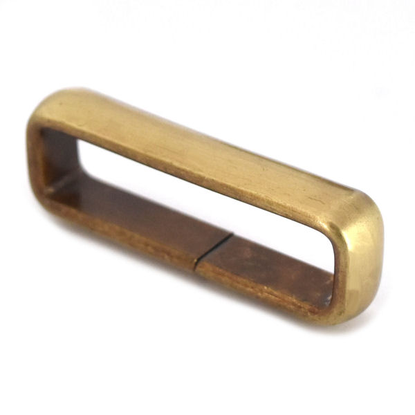 Gürtel-Schlaufe 35 mm | altmessing Gürtel-Schlaufe 35 mm | altmessing