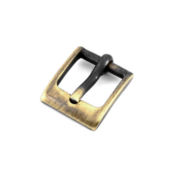 DESIGN-Gürtelschnalle 15mm  |  altmessing DESIGN-Gürtelschnalle 15mm  |  altmessing